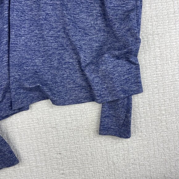 Nike Dri Fit Running Men's Large Blue/Purple 1/4 Zip Pullover 683485-457 Shirt - Picture 15 of 16